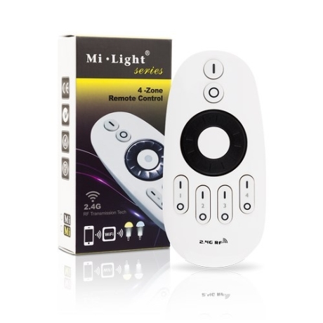 Mi-Light FUT006 ovladač pro jednobarevné a CCT LED pásky 4 zóny