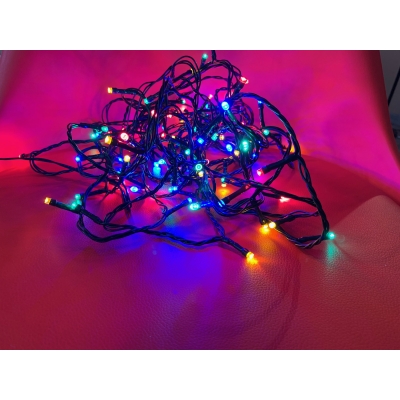 Vánoční řetěz s programátorem a časovačem RGB IP44 LED 1000LED 50m