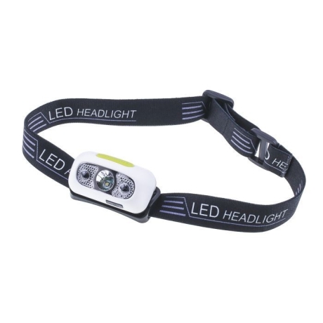 LED čelovka s pohybovám čisdlem a USB nabíjením
