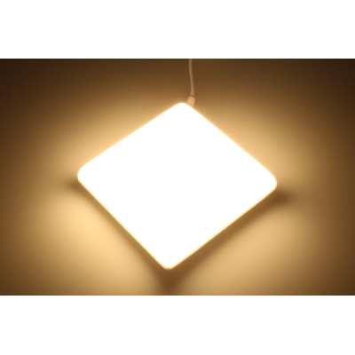 LED podhledové svítidlo HZ18 čtverec 18W 123x123mm 3000K teplá bílá