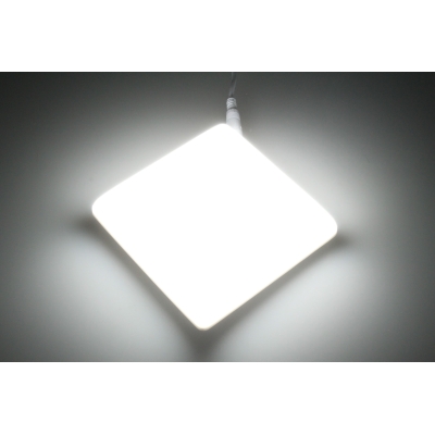 LED podhledové svítidlo HZ18 čtverec 18W 123x123mm 6500K studená bílá