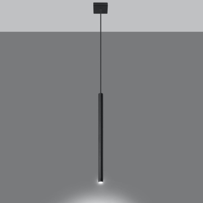 Zavěšené tubusové svítidlo na lanku PASTELO 1 1xG9/12W/230V černá
