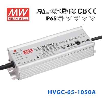 Proudový zdroj pro LED Mean Well HVGC-65-1050A