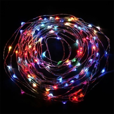 Dekorační řetěz RGB 5 metrů