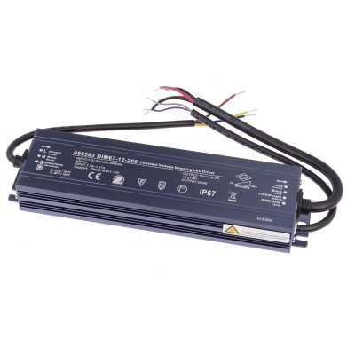 Stmívatelný napěťový zdroj DIM67 12V 200W