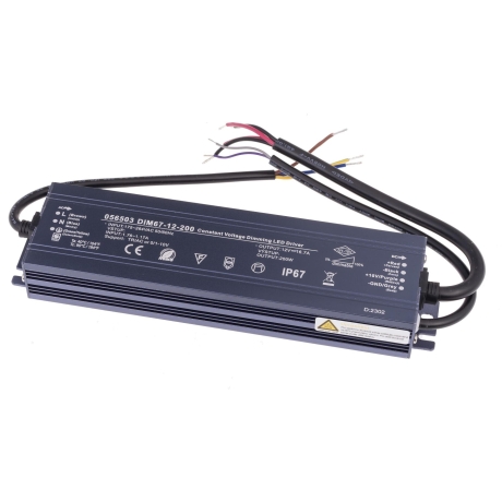 Stmívatelný napěťový zdroj DIM67 12V 200W