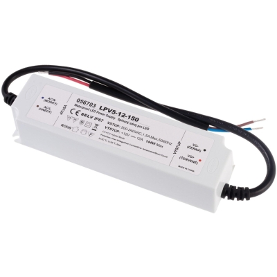 Voděodolný CV+CC hybrid LED zdroj LPV5-12-150 12V 150W Záruka 5 let