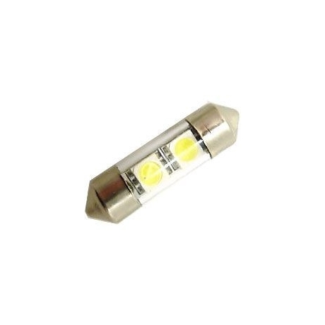 LED auto žárovka SV8.5-8 12V 1W 31mm sufit sklo