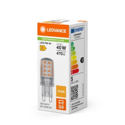 LED žárovka G9, 4,2W (40W), Teplá bílá (2700K)