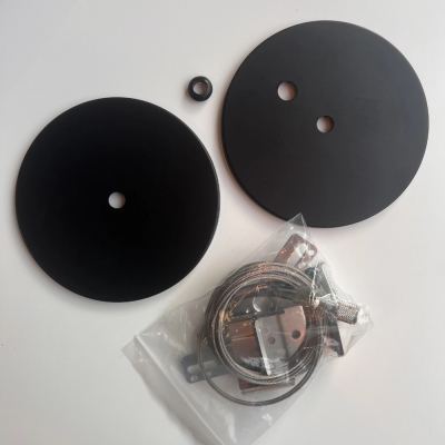 LSM 2ks lankový závěs s černou rozetou pro svítidla LSM