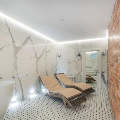 Vestavný ukončovací profil KLUS KOZUS-BOK, elox – boční profil pro sádrokarton