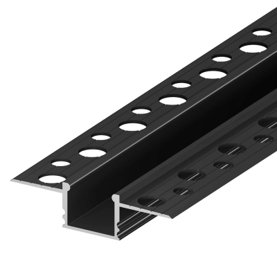 Vestavný ALU profil GK18-3 do SDK pro LED pásky, černý