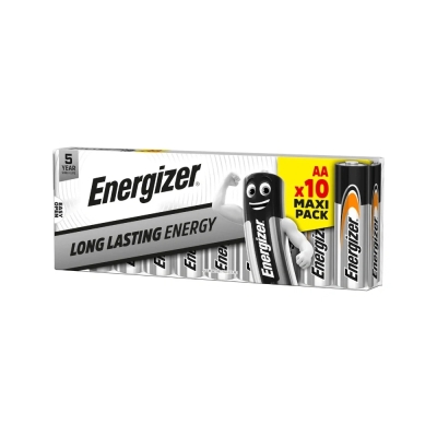Tužkové baterie AA Energizer Alkaline LONG LASTING ENERGY 10 ks