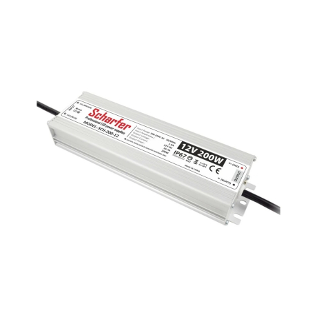 Profesionální LED zdroj Scharfer 12V 200W IP67