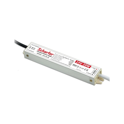 Profesionální LED zdroj Scharfer 24V 20W IP67
