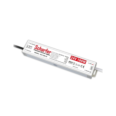 Profesionální LED zdroj Scharfer 24V 100W IP67
