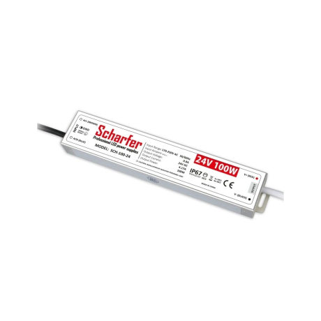 Profesionální LED zdroj Scharfer 24V 100W IP67
