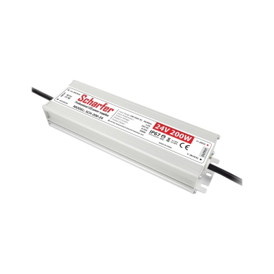 Profesionální LED zdroj Scharfer 24V 200W IP67