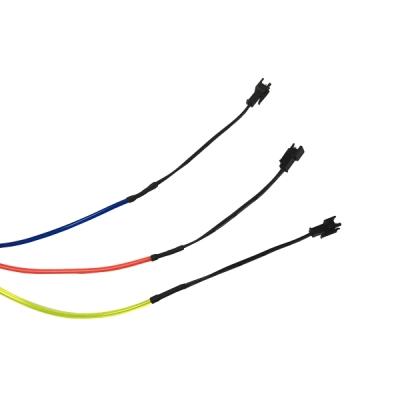 EL WIRE - svítící kabel - barva modrá 1m