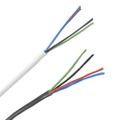 RGB kabel 4x0,5mm kulatý