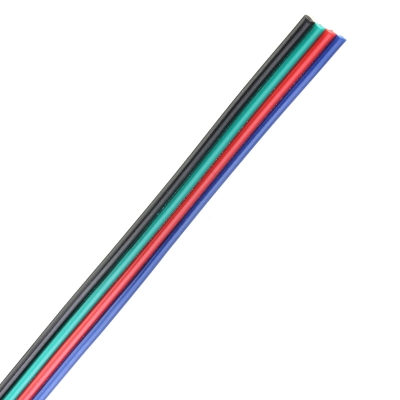 Plochý RGB kabel 4x0,75mm